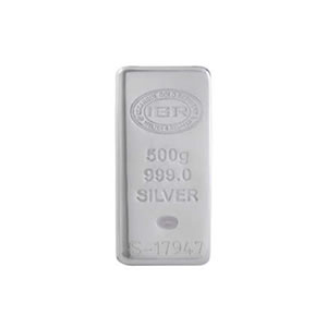 500 Gram 999,9 Gümüş Külçe